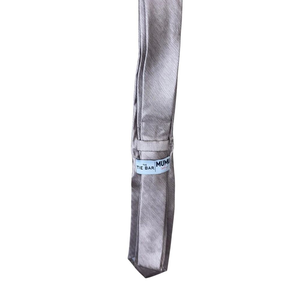 The Tie Bar Desert Solid Silk Skinny Tie - Wedding & Formal